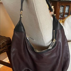 India Hicks Brown Hobo Bag, never been used